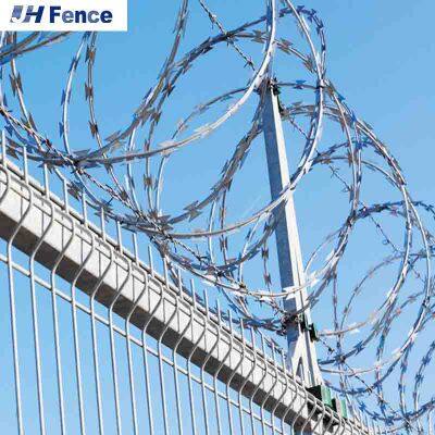 Customized Anti Rust Razor Barbed Wire Welded Razor Barbed Wire Mesh Razor Barbed Wire Mesh Fence photo-2