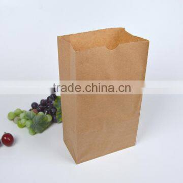 high quality food grade brown manila paper bag