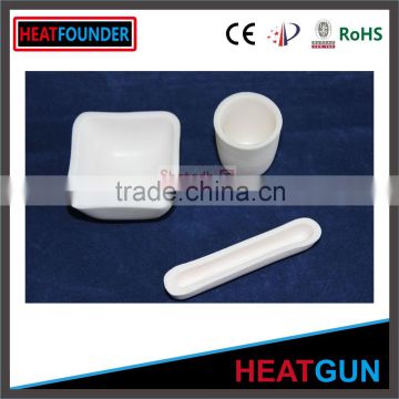 Alumina / AL2O3 Ceramic Crucibles / Cylindrical / Conical/Rectangel / Boat