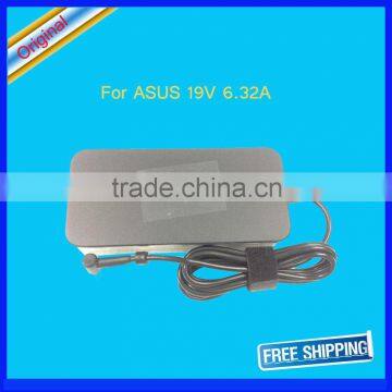 New original 100 240v 50 60hz laptop ac adapter for asus 120w ac adapter 19v 6.32a laptop power charger