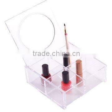 elegant clear Acrylic cosmetic storage box display