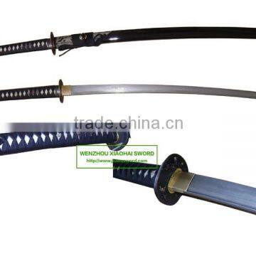 high quality damascus steel high carbon steel dragon handmade katana samurai sword HK052