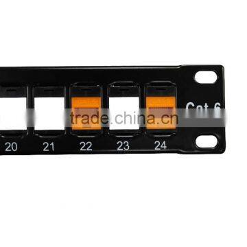 19 inch 24port blank patch panel