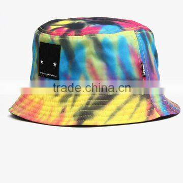 Popular Cheap Blue Camo Wholesale Bucket Hats for Headwear and Promotion photo-3