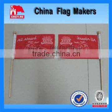 Custom Advertising Hand Flags For Walking Race Italy