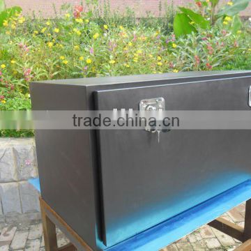 Black Powder Coated Steel Truck Tool Box