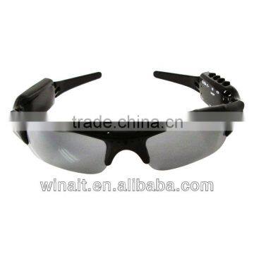 Video Cam Glasses with mp3 Player Micro SD Card Support Police Camera Glasses