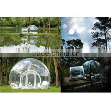 Outdoor Single Tunnel Inflatable Beach Tent Round Inflatable Transparent Tent House Spherical Inflatable Camping Tent photo-6