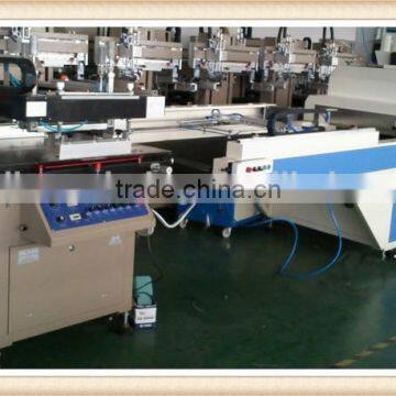 3/4 automatic screen printing machine with vacuum table for UV varnish on paper