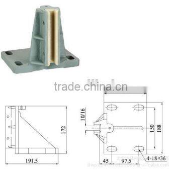 counter weight and car for Cabin elevators components , elevator Guide Shoe Series ,lift Guide Shoe parts CP-07