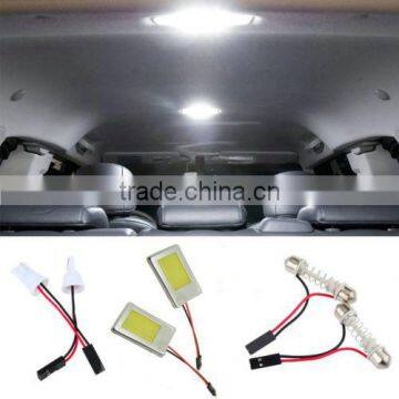 HOT 2pc Xenon White COB LED Dome / Map Light Bulb Car Interior Panel Lamp OYXL