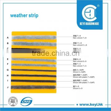 weather strip/yarn strips for sliding door