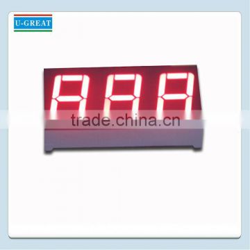 Red custom 7 segment led display for exchange rate display board