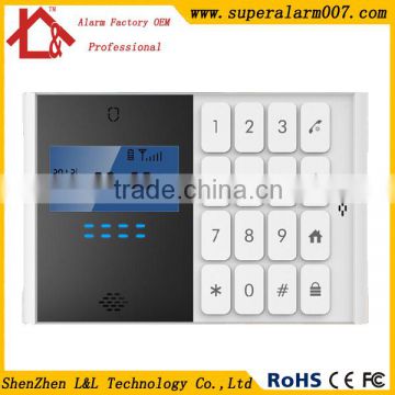 Quad Band Alarm Main Panel Wireless GSM Keypad Security Burglar Alarm L&L-819C