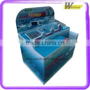 New design good quality K3 +350g cardboard display stand for notebook computer