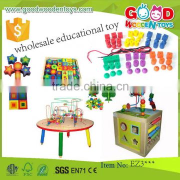 EN71 top sale intelligent wooden beads toys OEM/ODM colorful wholesale educational toy for children