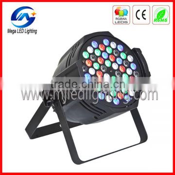 Five colors die-casting 54 3w RGBWA led par light par 64 led