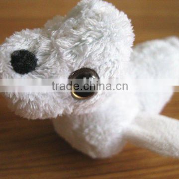 2014 hotest innovative stuffed plush growing water plush seal toy