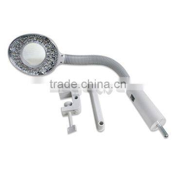 Cosmetic 2in1 Aromatherapy Facial Steamer Rolling Base Beauty Salon And 5 Diopter LED Magnifying Lamp Multifunctional photo-5