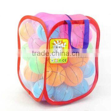 45 Pcs Colorful Ball Pit Ball Toy Plastic Basketball Toys Sport Ocean Ball Toy