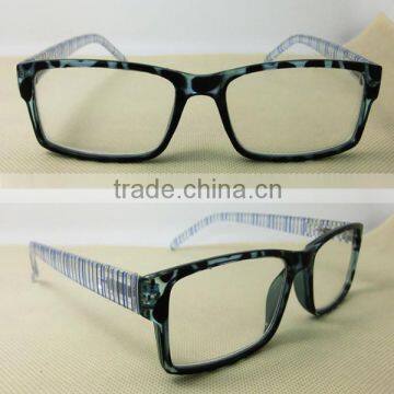 2014 cheap reading glasses, classic stripe color reading glasses