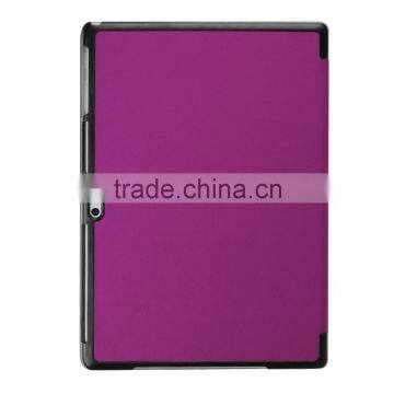 PREMIUM RED 3 FOLDING PU LEATHER CASE FOR MICROSOFT SURFACE PRO 4 SMART STAND COVER photo-2