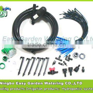 40 dripper irrigation system for greenhouse or small farm. Automatically watering kits. Drip grow system.Micro irrigation kits