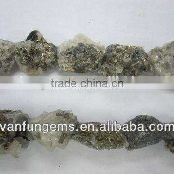 Natural gemstone pyrite rough nugget 1206