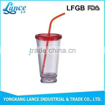 Customized Logo Eco-friendly Material Plastic, reusable plastic cups with led light