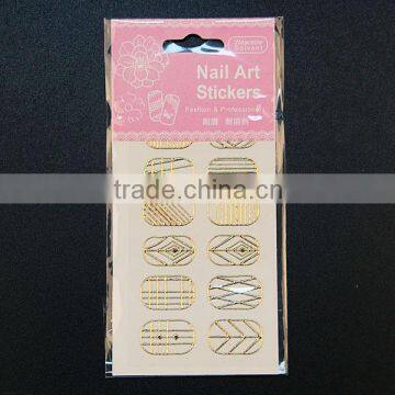 2015 newest Hollow nails sticker/custom nail art stickers