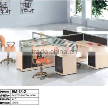 Chinese OEM office computer desk with aluminum glass                        
                                                Quality Choice