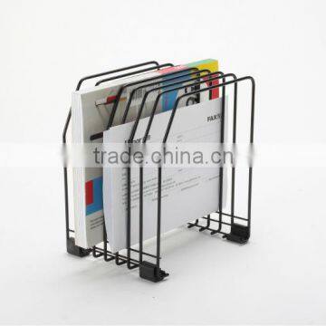 metal wire school desktop six upright section file letter holder