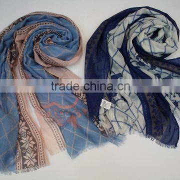 Fashionable Long Lady's Scarf Factory Fashion Print Cotton Scarf Wholesale photo-3