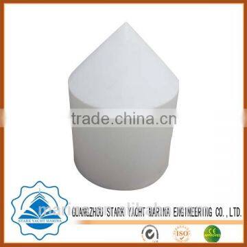 Plastic white cone for piles