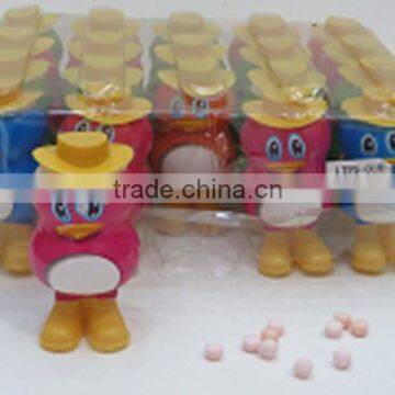 mini penguin toy with candy