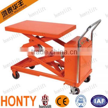 Hot sell Movable Manual or Electric Motor hydraulic lift carts