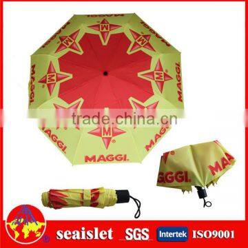 high quality logo design ads mini fold umbrella