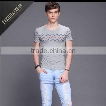 Best quality new coming no pocket short sleeve men shirt