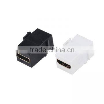 HDMI Keystone Jack 180 Degree Female to Female Connector