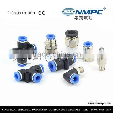best air automatic pneumatic pushfit fittings PC ,PL,PB, PT ,PX NPT,PT ,BSP Thread,90 degree elbows air push male fitting