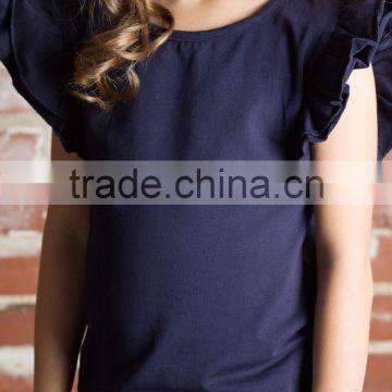 Hotsale Ruffle Top Shirts for Girls,wholesale Blank Baby T Shirts,Girls Double Ruffle Top Shirts Manufacturers,T Shirts in Stock photo-6