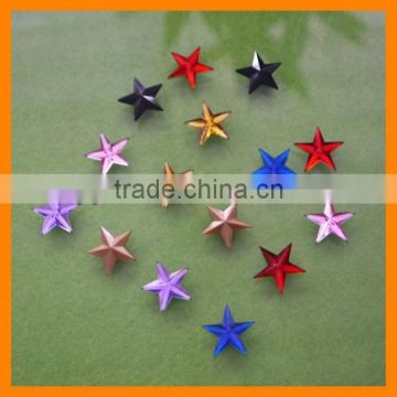 Flat Back Christmas Star Gemstone Decoration