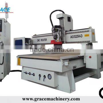 Round Auto tool change CNC Router G1325 9KW HSD