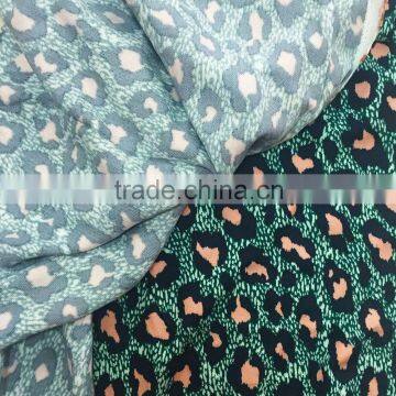 viscose rayon Dobby print fabric