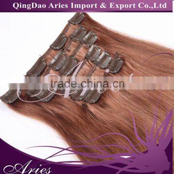 Unprocessed Virgin Brazilian Human Hair One Piece Full Head Clip In Hair Extension