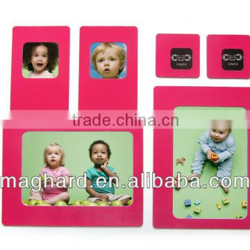 Magnetic paper photo frame set