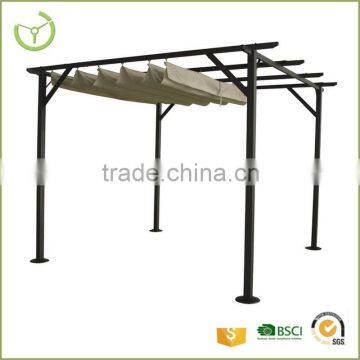POLYESTER top with aluminum frame metal gazebo/metal BBQ gazebo