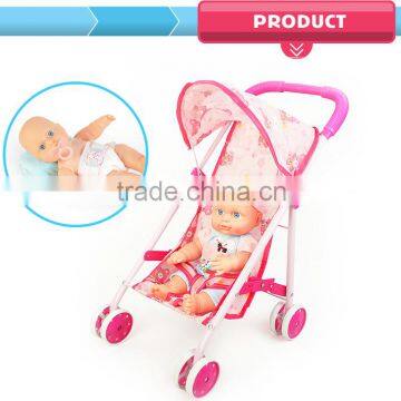 Shantou Hot Item Lovable Small Baby Dolls Wholesalers for Kids With Cart photo-3