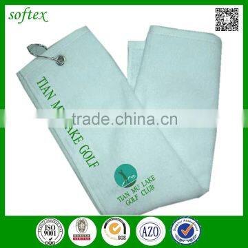 40x60cm 140g Age Group 100% Cotton Golf Towel Custom Logo With Embroidery photo-3
