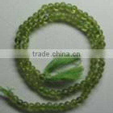 Peridot plain round beads 4mm